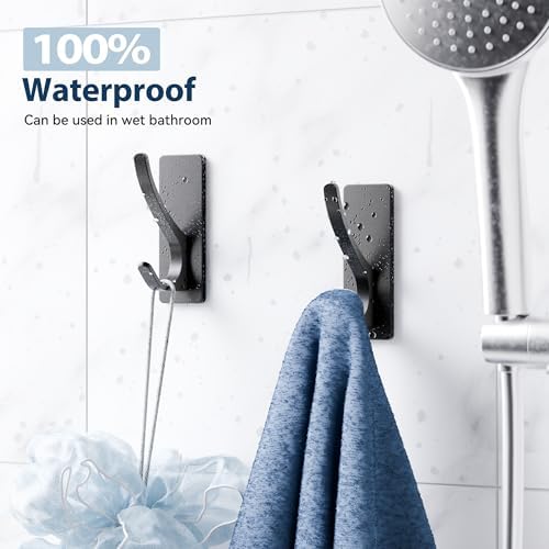 Self-Adhesive Towel Hooks Premium 13LB 4-Packad