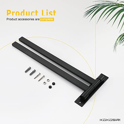 Premium Stainless Steel Swivel Towel Bar for Home Bathroom