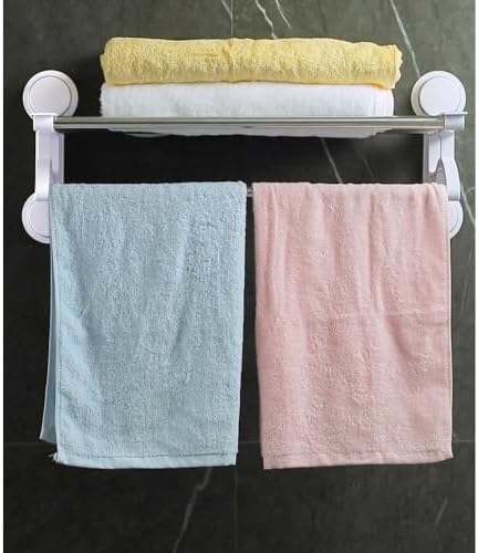 AnnBka Strong Suction Towel Rack with 2000PSIA
