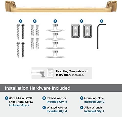 Amerock BH36033CZ Champagne Bronze Towel Bar