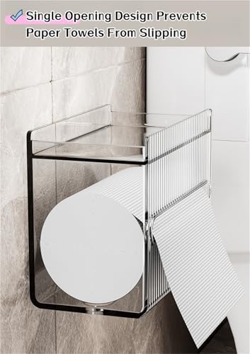 Premium No Drilling Toilet Paper Holder