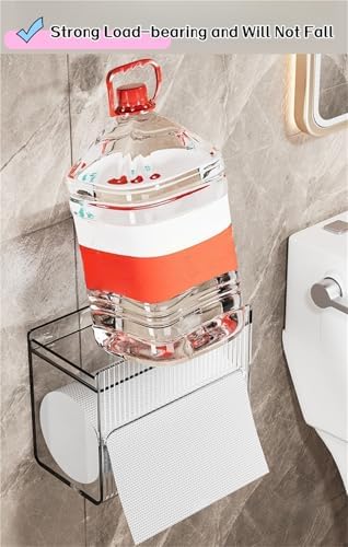 Premium No Drilling Toilet Paper Holder