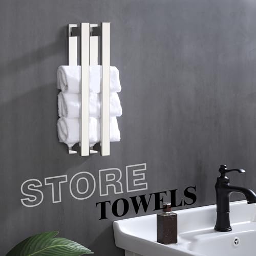 Stylish 12-Inch Bath Towel Bar