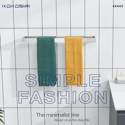 Rust-Proof Towel Bar Modern Design Easy to Install