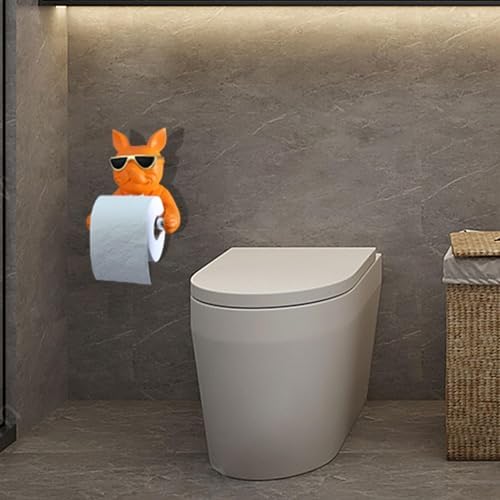 Bothyi Durable Toilet Paper Organizer Orange