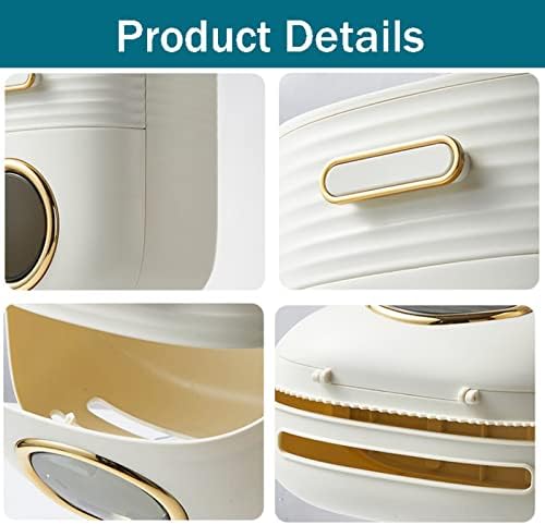 YOPOIY Smart Toilet Paper Dispenser with Storage for Home Use