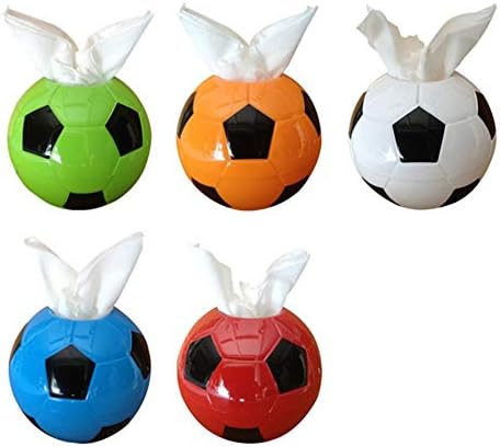 Elegant Tissue Box Holder Creative Football-Shaped Durable Water Resistant