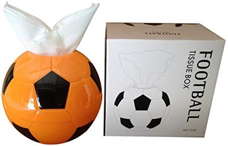 Elegant Tissue Box Holder Creative Football-Shaped Durable Water Resistant