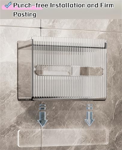 Premium No Drilling Toilet Paper Holder