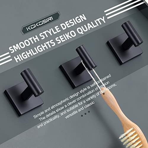 3 Stainless Steel Robe Hook Set Water Rustproof with Easy Install