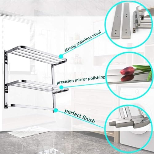 30-inch bathroom towel bar multi-functional storage solution