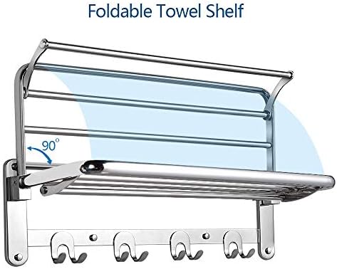 Perfect for the Bathroom or Kitchen - Durable Stylish Towel Rack
