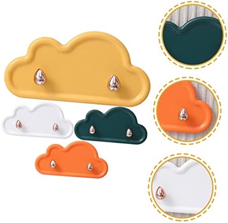Keep Everything Organized with NUOBESTY 4PCS Cloud Key Hook Set