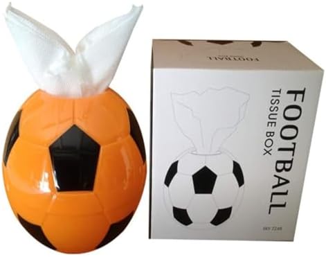 PodafuCreative Circular Tissue Box Toilet Tissue Holder in Orange