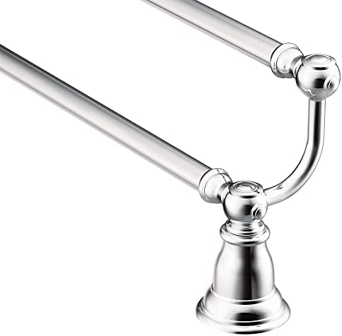 Versatile Durable 24-Inch Bathroom Towel Bar Chrome by Muen