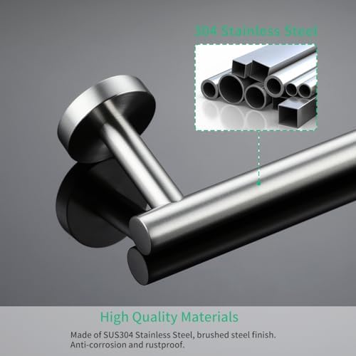 Premium 24-Inch Stainless Steel Towel Holder