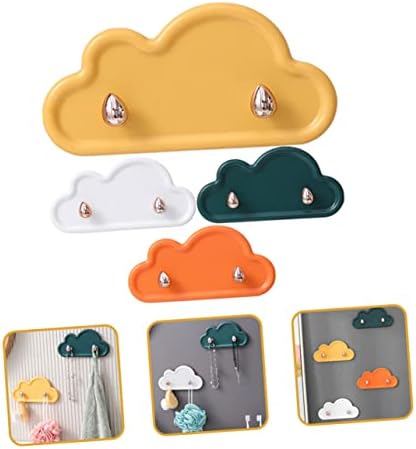 Keep Everything Organized with NUOBESTY 4PCS Cloud Key Hook Set