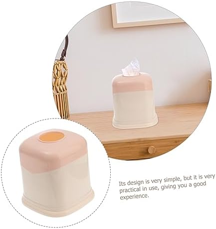 Garneck 1pc Handy Plastic Tissue Box for Bathroom Living Room Bedroom