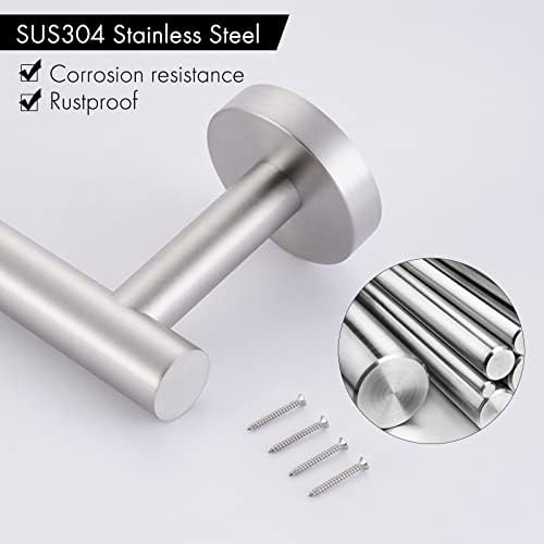 Stainless Steel 192-Inch Bathroom Towel Bar