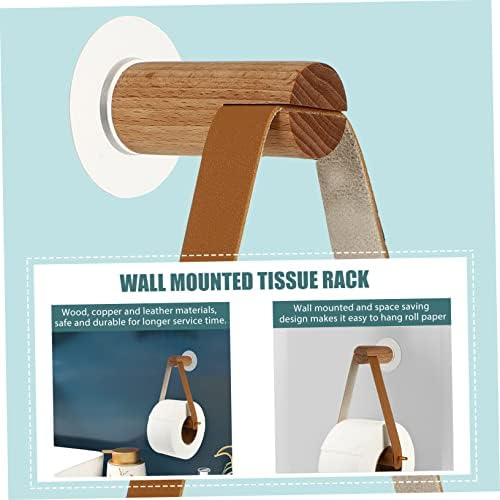 Wall-Mounted Toilet Paper Holder Space-Saving Design Bathroom Essential
