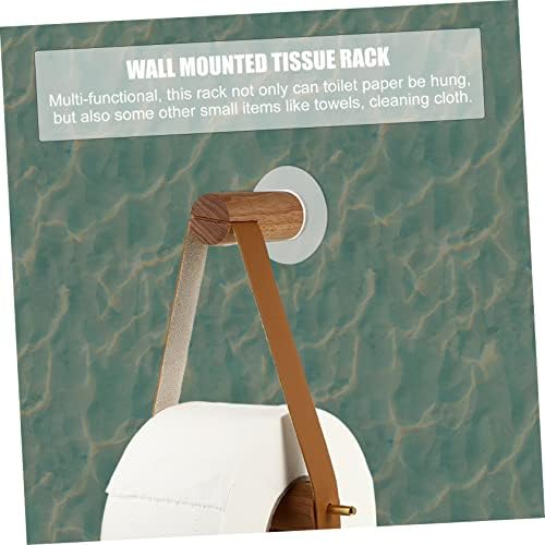 Wall-Mounted Toilet Paper Holder Space-Saving Design Bathroom Essential