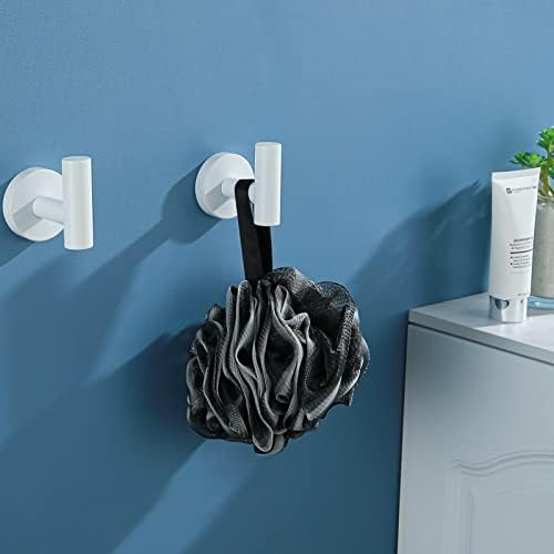 PerfectWhite Towel Hooks Coat Robe Hook - 304 Stainless Steel 2 Count