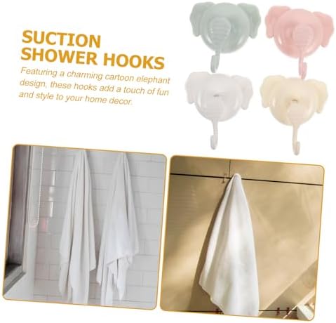 Elephant Suction Cup 4Pcs poses