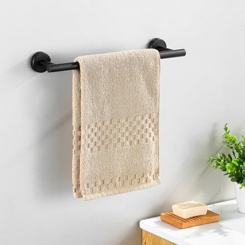 Lckppt Matte Black Bathroom Accessories Set