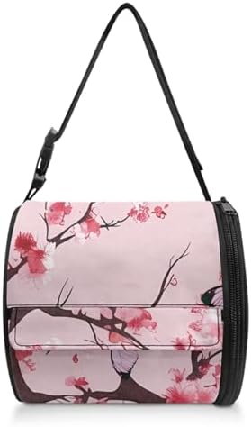 Pink Floral Camping Toilet Paper Holder
