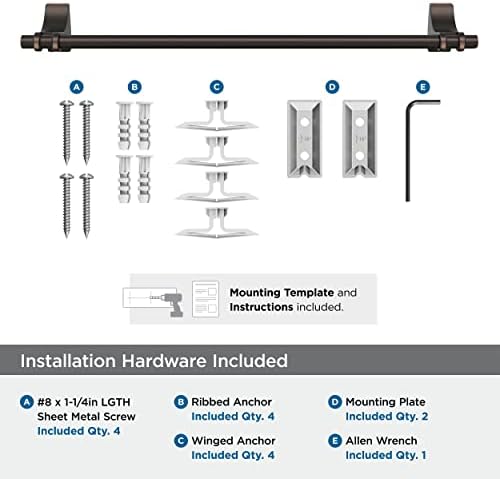 Durable Towel Holder for Bathroom or Kitchen