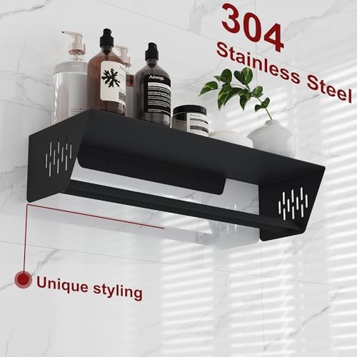 Stainless Steel Towel Rack with Dual Function