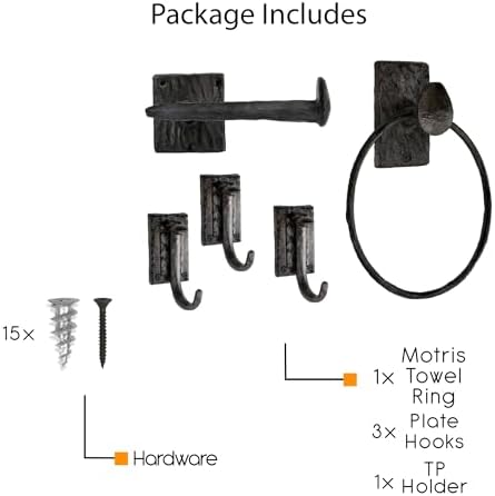 Rustic State Motris Bathroom Hardware Set