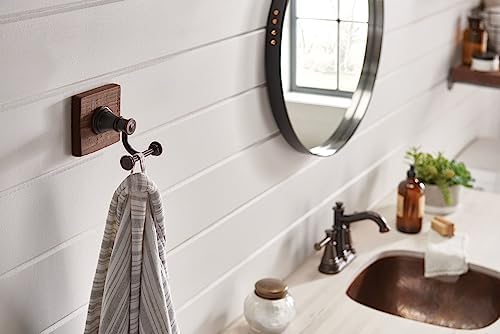 Moen YB6403ORB Belfield Double Robe Hook Oil Rubbed Bronze