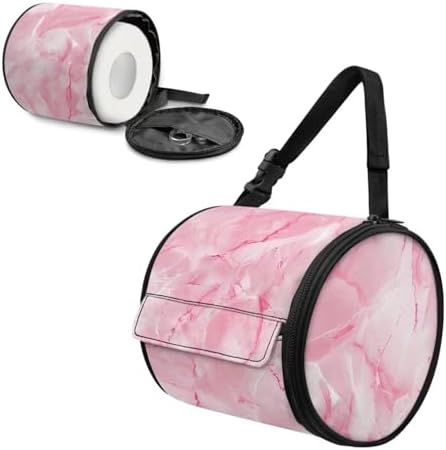 YUVAMAGIMOPink Marble Print Paper Towel Storage Bag