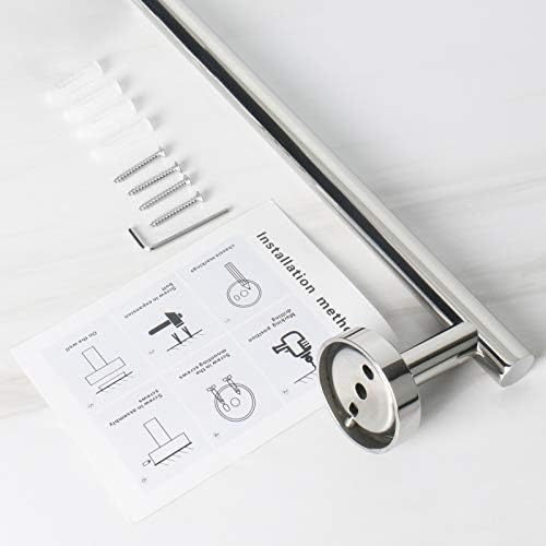 Sturdy 33 Bathroom Towel Bar Chrome-Finish Towel Holder