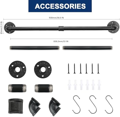 NearMoon Industrial Towel Bar