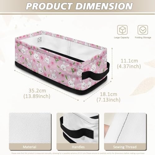Cute and Functional Toilet Paper Storage Basket - Polyester easy to carry