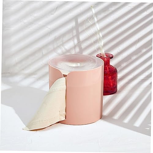 PRETYZOOM Wall-Mounted Transparent Toilet Paper Holder for Efficient Storage