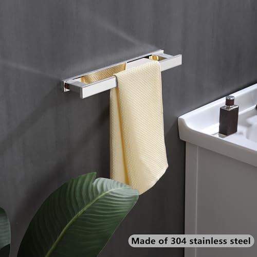 Stylish 12-Inch Bath Towel Bar
