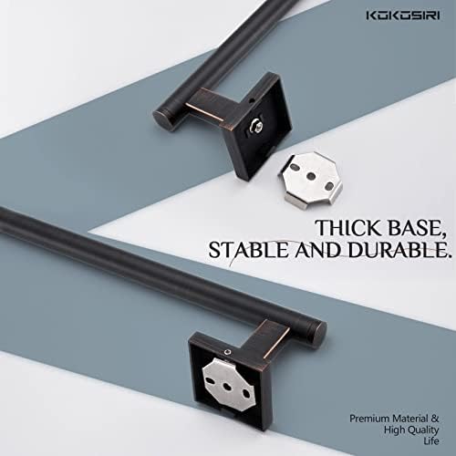 Sturdy 32-Inch Oak-Rubbed Bronze towel bar