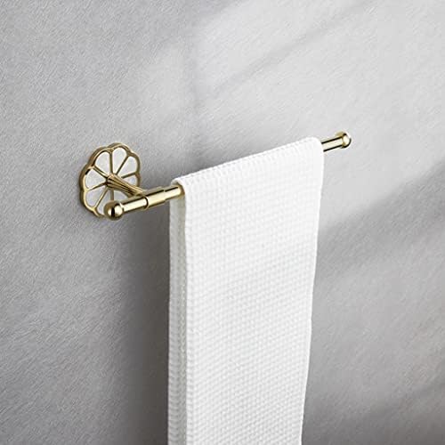 Stylish Brass Towel Bar Space-Saving Towel Holder