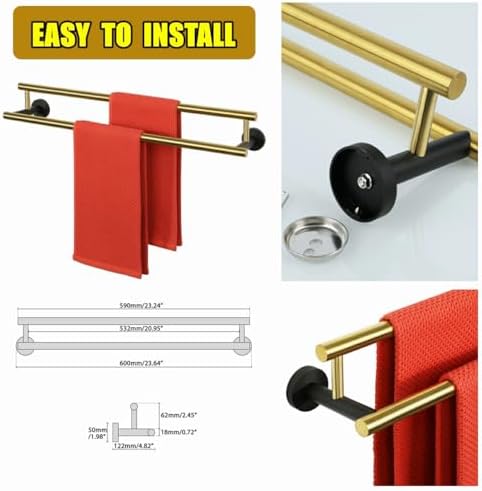 Luxury Double Towel Holder