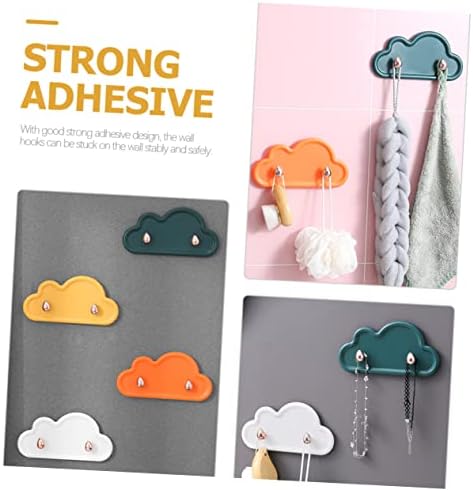 Keep Everything Organized with NUOBESTY 4PCS Cloud Key Hook Set