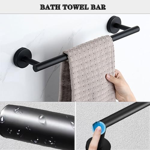 Versatile Durable 8-Piece Bathroom Accessories Set for Daily Use