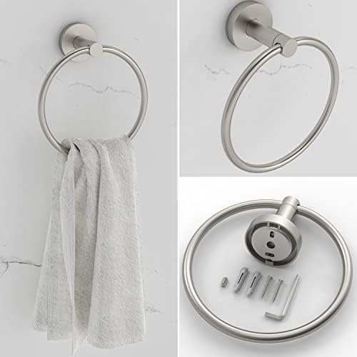 6-Piece Bathroom Hardware Set with 16 Towel Bar More