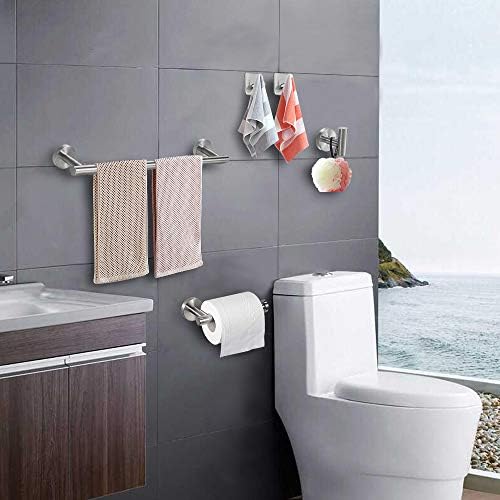 5-Piece Bathroom Set SUS304 Towel Bar Holder Set