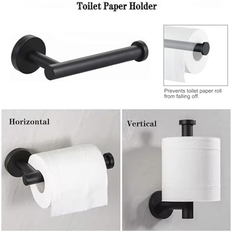 Versatile Durable 8-Piece Bathroom Accessories Set for Daily Use
