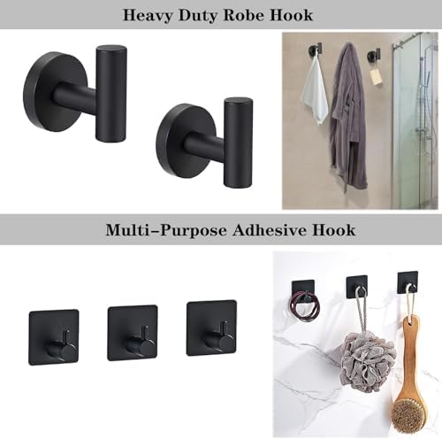 Versatile Durable 8-Piece Bathroom Accessories Set for Daily Use