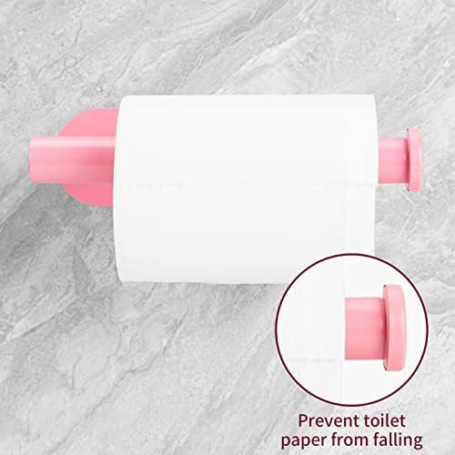 Sturdy Stainless Steel Toile Paper Holder for Bathroom Pink