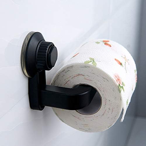Wall-Mounted Toilet Paper Holder with suction cup Durable Waterproof Design D